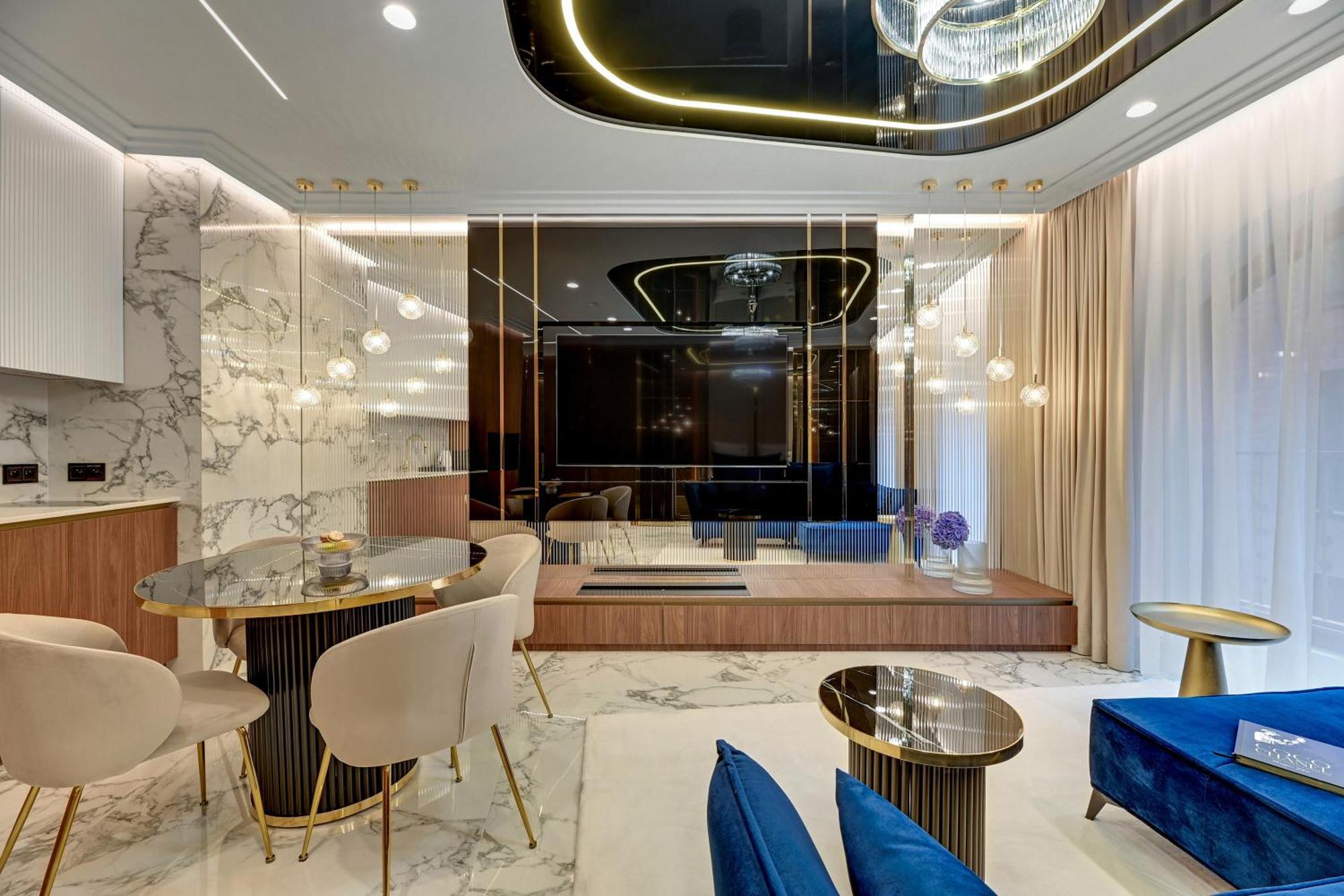 High Granaria Champagne & Marble By Downtown Apartment Danzig